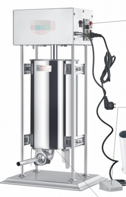 Commercial Stainless Steel Sausage Stuffer Filler with Various Capacities and Easy Hygienic Refilling