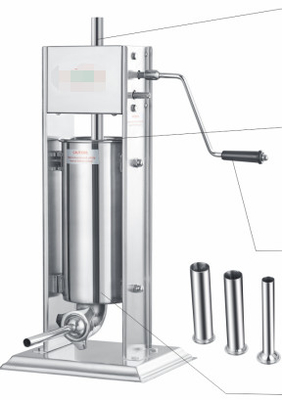 Stainless Steel 202 Manual Meat Processing Machines 110V-240V for Restaurants Sausage Stuffer/Filler