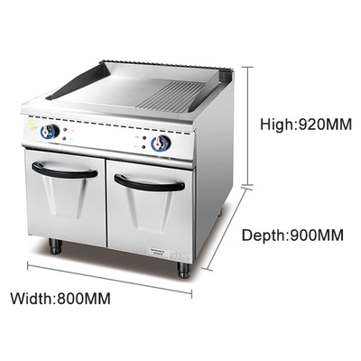 17.8KW Commercial Cooking Range Machine Low Noise Temperature Control Gas Valve GL RG Model