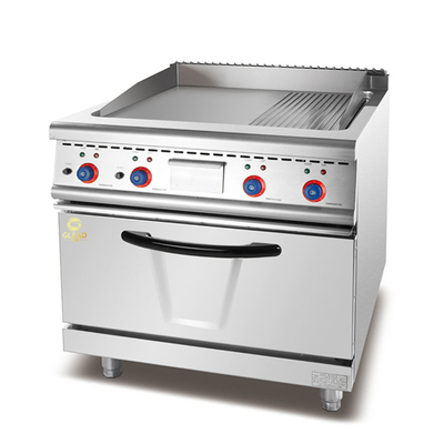 GL RG LPG/NG Gas Valve Commercial Cooking Range Machine 17.8KW with Adjustable Temperature Control