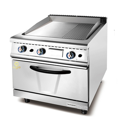 GL RG LPG/NG Gas Valve Commercial Cooking Range Machine 17.8KW with Adjustable Temperature Control