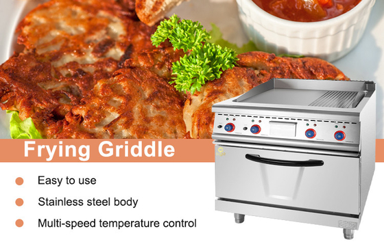 GL RG LPG/NG Gas Valve Commercial Cooking Range Machine 17.8KW with Adjustable Temperature Control