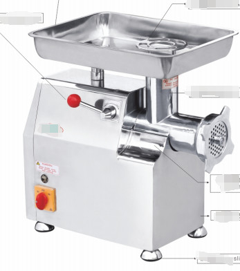 Electric Meat Grinder 900W Stainless Steel Heavy Duty Mincer for Commercial Kitchens