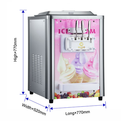 1.7kW Industrial Refrigeration Unit for 2x5.8L Hopper 12-18kg/h Production Rate 220-240V Voltage