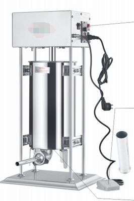 Stainless Steel Food Processing Machinery 15L Electric Easy Refilling And Hygiene Feature Sausage Stuffer/Filler