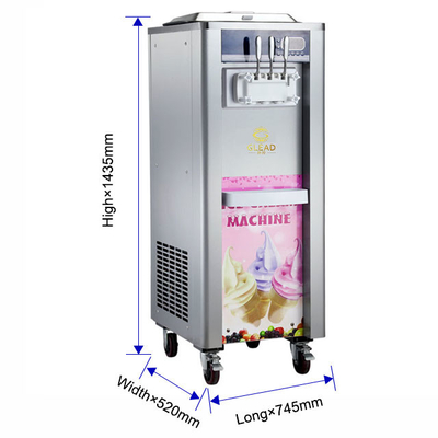 Industrial Refrigeration Equipment with Dual Hoppers 360-460 Cups/hr Pre cooling Preservation Night Function