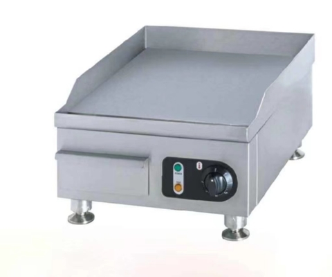 Electric Restaurant Griddle Cooks Variety Of Foods At 0-100ºC with 220-240V 50Hz Voltage