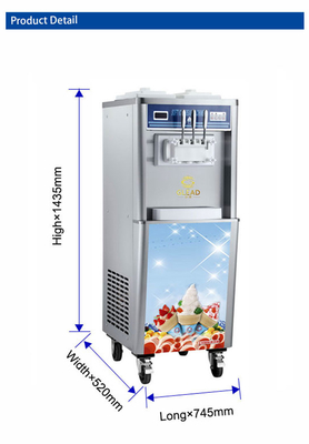Industrial Refrigeration Equipment with Dual 5.8L Hoppers for Efficient Production and Cooling