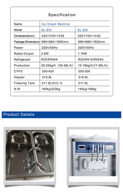 Industrial Refrigeration Equipment with Dual 5.8L Hoppers for Efficient Production and Cooling