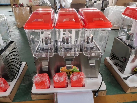 Colorful Juice Dispenser Refrigerator Lightweight Cooling Equipment With R134a Refrigerant