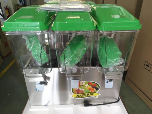 Colorful Kitchen Cooling Equipment Juice Dispenser 36KG N.W Chilling with R134a Refrigerant