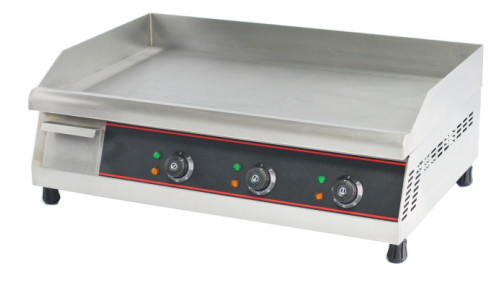 Electric Stainless Steel Restaurant Griddle With 0℃~100℃ Temperature Control