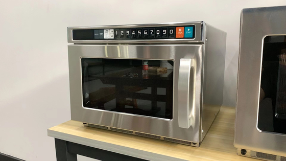 Black/White 25L Electric Microwave Oven with Mambrane Touch Control Stainless Steel Interior