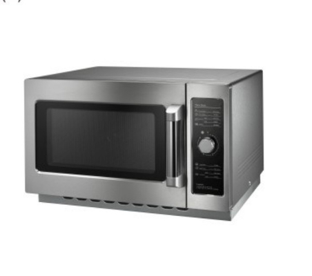 25L Black/White Microwave Oven for Cooking at Temp 0-200C with Membrane Touch Control