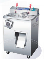 Electric 220V/50HZ Commercial Meat Cutting Machinery with 200-400kg/h Capacity Meat Mincer and Slicer