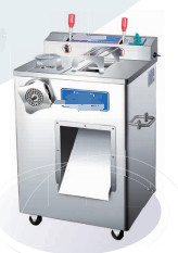 Power Electric Meat Processing Equipment 1.1KW 89kg Commercial Capacity 200-400kg/h Meat Mincer and Slicer