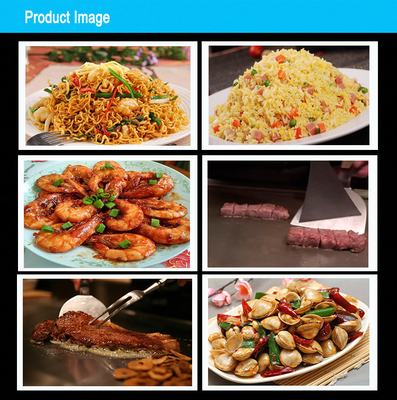 Ergonomic Gas Powered Commercial Cooking Equipment Providing 6 Range Stove With Oven Features