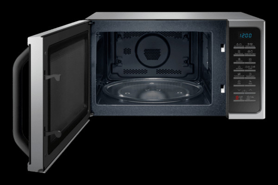 Stainless Steel 220V Microwave Oven with 25L Capacity and 0-200℃ Temp Settings