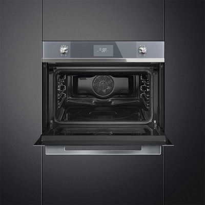Stainless Steel 220V Microwave Oven with 25L Capacity and 0-200℃ Temp Settings