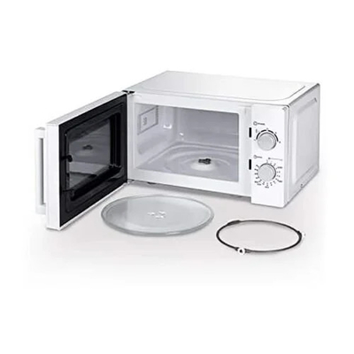 Stainless Steel 220V Microwave Oven with 25L Capacity and 0-200℃ Temp Settings