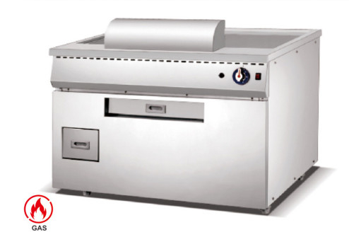 Japanese Gas Teppanyaki Machine LPG 0.C~200.C Temperature for Authentic Restaurant Cooking