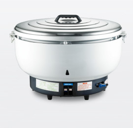 Iron 25L Capacity Commercial Rice Cooker with Mechanical Control Panel - Efficiently Cooks Rice at 220V