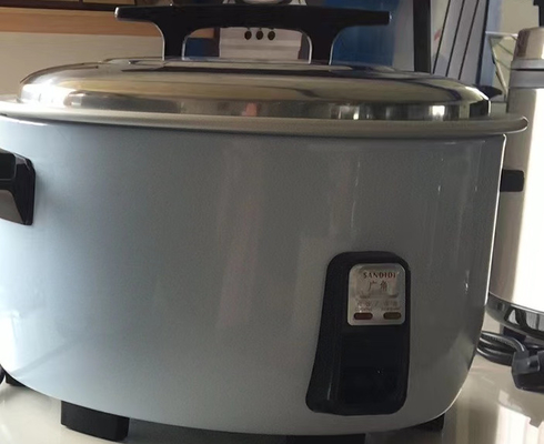Iron 25L Capacity Commercial Rice Cooker with Mechanical Control Panel - Efficiently Cooks Rice at 220V