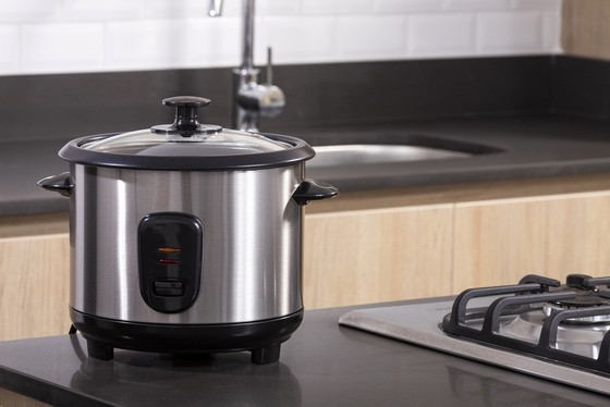 25L Capacity Iron Rice Cooker Cook Various Dishes from 0-100.C with Mechanical Control Panel