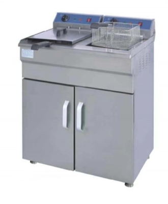 Electric Stainless Steel Fryer 220-240V 0-300℃ Temperature For Restaurant Cooking