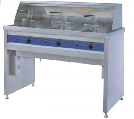 Stainless Steel Electric Fryer with 220-240V Voltage for Frying Food at 0.C~300.C