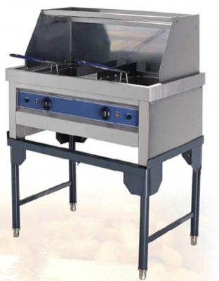 Stainless Steel Electric Fryer with 220-240V Voltage for Frying Food at 0.C~300.C