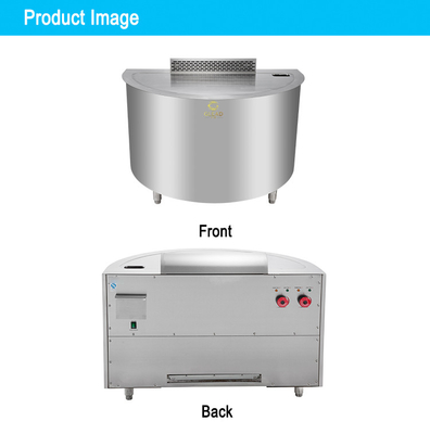 Heavy Duty Japanese Gas Arc Teppanyaki Grill Station for Commercial Kitchen Operation