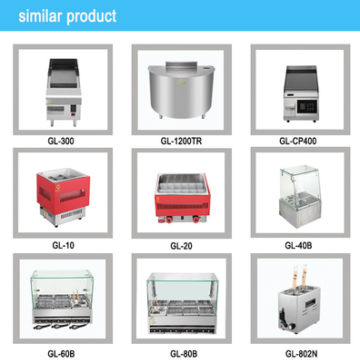 Heavy Duty Japanese Gas Arc Teppanyaki Grill Station for Commercial Kitchen Operation