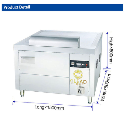 Japanese Gas Arc Teppanyaki SS304 Commercial Hotel Equipment with LPG/Natural Gas 130KG N.W