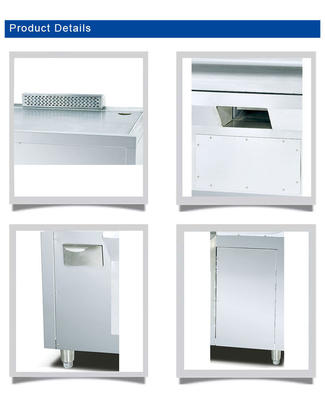 Japanese Gas Arc Teppanyaki SS304 Commercial Hotel Equipment with LPG/Natural Gas 130KG N.W