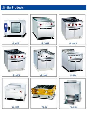 Japanese Gas Arc Teppanyaki SS304 Commercial Hotel Equipment with LPG/Natural Gas 130KG N.W