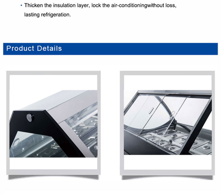 265KG Commercial Hotel Equipment With 1100W Power -18~-22℃ Temperature R404a Refrigerant