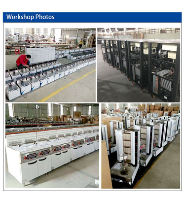 Fan Cooling Ice Cream Machine with -18~-22℃ Temperature and R404a Refrigerant - 6 Flavor Hotel Equipment