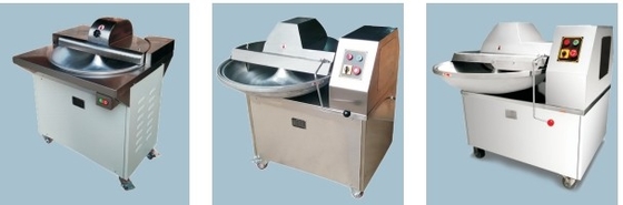 300KG/H Commercial Hotel Bowl Cutter With Quiet Belt Drive And Stable Copper Wire Motor
