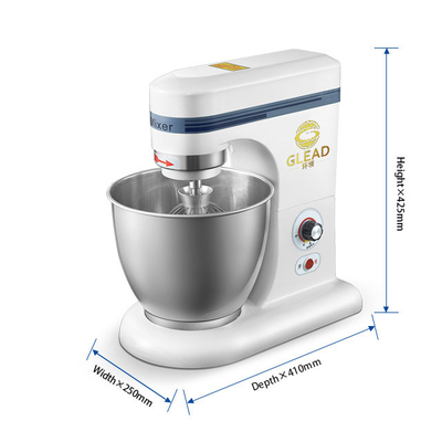 Commercial 0.35KW Cake Mixer With 7L Volume And Stable Copper Motor For Hotel Kitchen