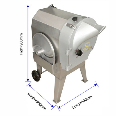 Stainless Steel Professional Vegetable Cutter With 1.5kw Power For Commercial Grade Slicing Capacity