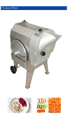 1000KG/H Stainless Steel Vegetable Cutter Commercial Hotel Equipment 1.5kw Power