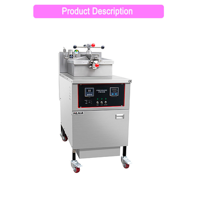 Commercial Hotel Electro Thermal Chicken Fryer With Oil Filter 13.5 Kw Power 25L Capacity For Hotels And