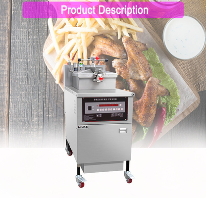 25L Electro Thermal Pressure Fried Chicken Machine With 13.5 Kw Power For Commercial Hotel Usage