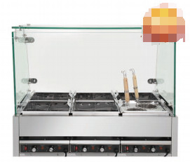 Stainless Steel Kanto Cooker 9KW 220V 50-60HZ Boiling Function Four / Six / Eight Boxes
