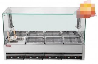 Stainless Steel Kanto Cooker 9KW 220V 50-60HZ Boiling Function Four / Six / Eight Boxes