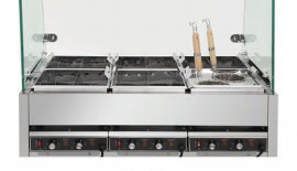 Stainless Steel Kanto Cooker 9KW 220V 50-60HZ Boiling Function Four / Six / Eight Boxes