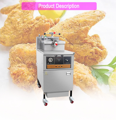 25L Capacity Gas Pressure Fried Chicken Machine With Mechanical Panel And Oil Filter