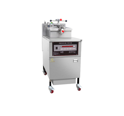 25L Capacity Gas Pressure Fried Chicken Machine With Mechanical Panel And Oil Filter