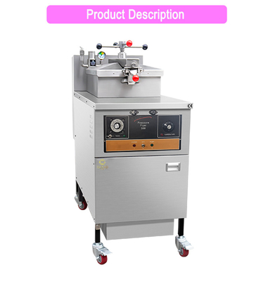 25L Capacity Gas Pressure Fried Chicken Machine With Mechanical Panel And Oil Filter